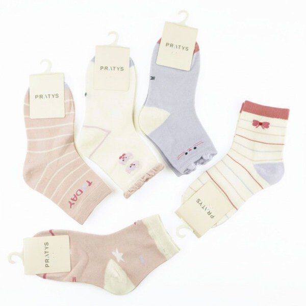 Producto - PACK DE 5 PARES DE MEDIAS DE NIÑAS DE 8 A 12 AÑOS SURTIDAS - 3