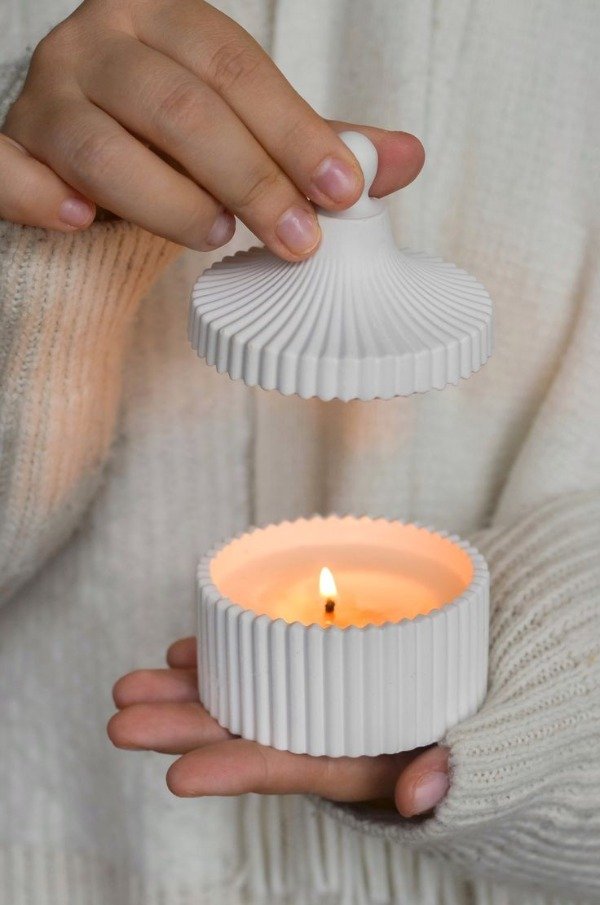 Producto - Caramelera con vela de soja