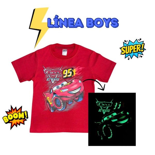 Producto - Remeras manga corta niño Cars
