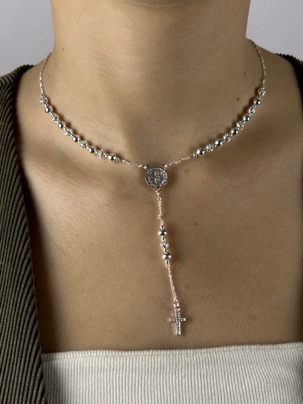 Producto - ROSARIO DE PLATA DE SAN BENITO 0088
