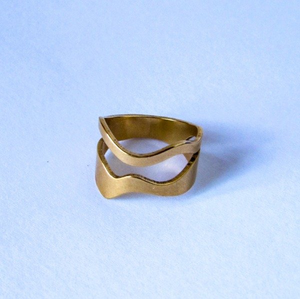 Producto - Anillo Doble con Ondas