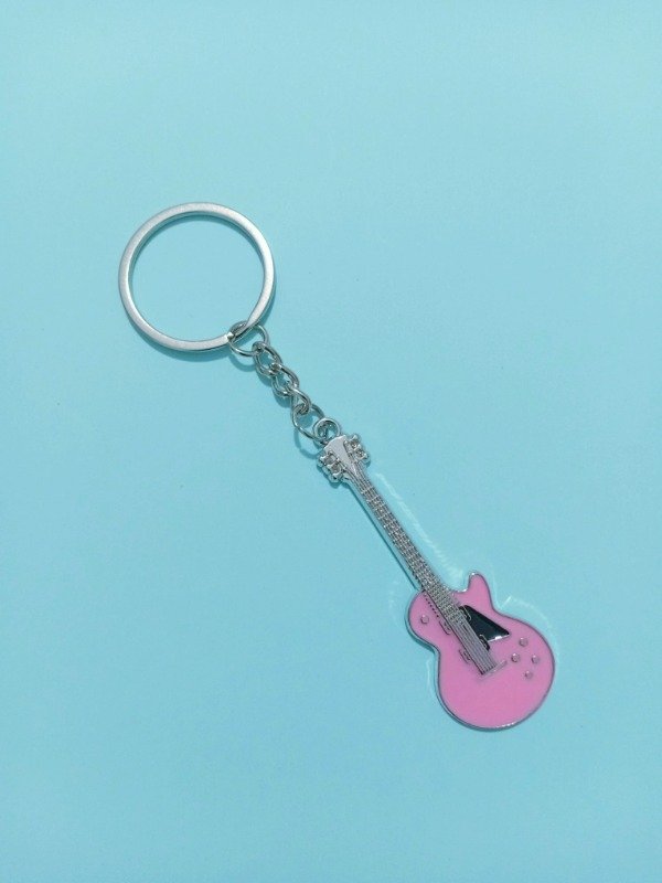 Producto - Llavero Guitarra - Rosada