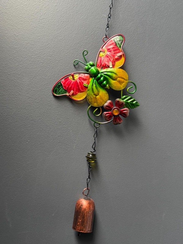 Producto - Mariposa con flor- Rojo (Efectivo: 13.200)