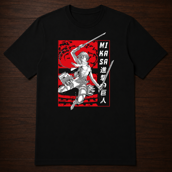 Producto - Remera - Mikasa Ackerman (Attack of titan) - 0
