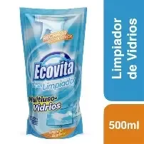 Producto - Ecovita limpia vidrios y multiuso repuesto 500 ml