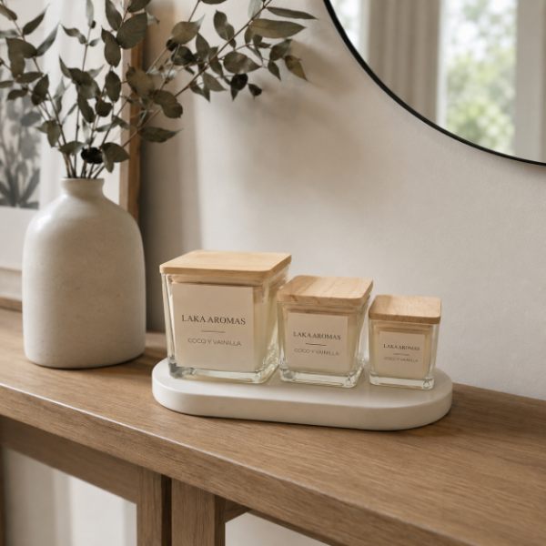 Producto - Vela Laka cuadrada