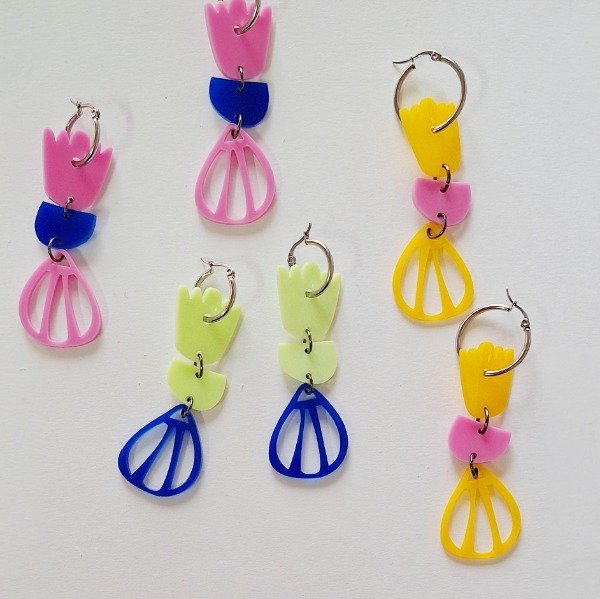 Producto - Aros "Flor y semilla"