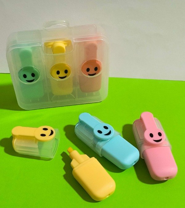 Producto - Marcadores KAWAII x 3 unidades pastel