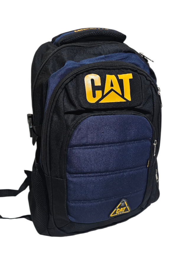 Producto - MOCHILA CAT CATERPILLER - NEGRO/AZUL