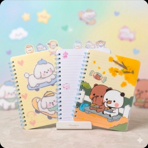 Producto - Anotadores b5 anilladas hojas rayadas kawaii cada una varios modelos - 0