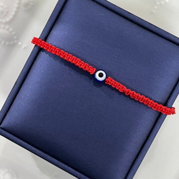 Producto - Pulsera macramé regulable ojo turco