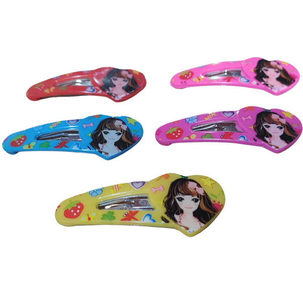 Producto - Hebillas De Pelo Tic Tac Princesas Pack X 10 Niña Mujer - 1