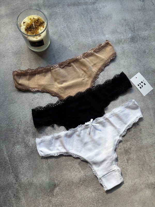 Producto - Less algodon con puntilla