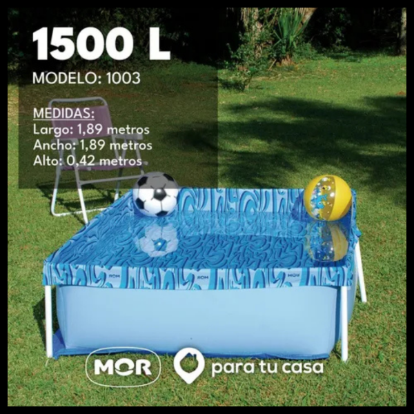 Producto - PILETA DE LONA MOR 1500L