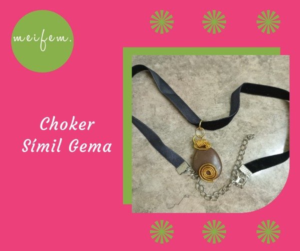 Producto - Choker Simil Gema