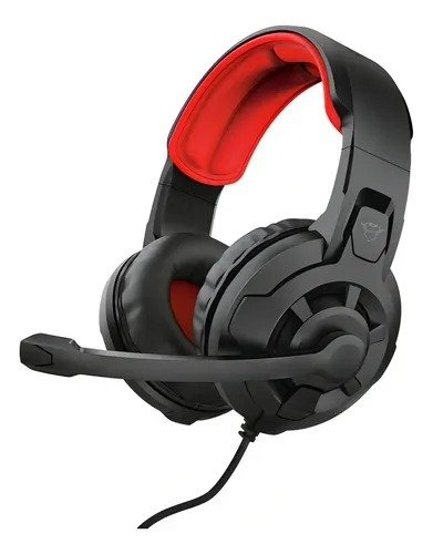 Producto - Auriculares Gamer Trust Gxt 411 Radius Negro/rojo - 4