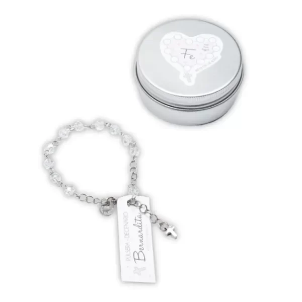 Producto - PULSERA ACERO BERNARDITA ( SALVE REGINA )