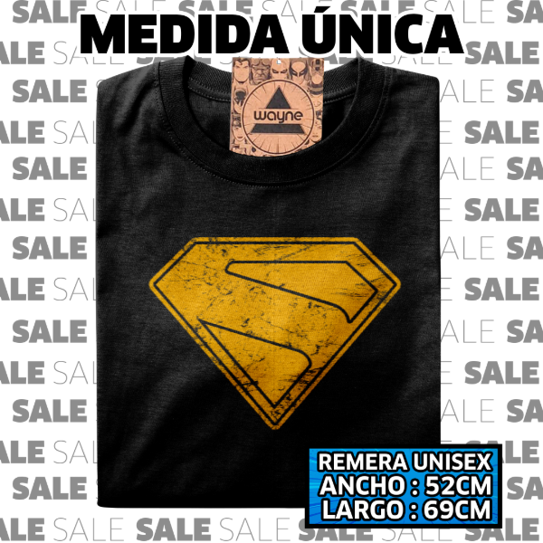 Producto - Remera sale Superman logo amarillo