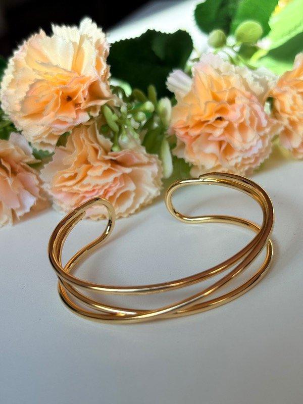 Producto - Brazalete duna acero dorado
