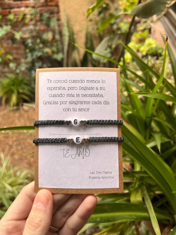 Producto - Pulseras Iniciales Corazones