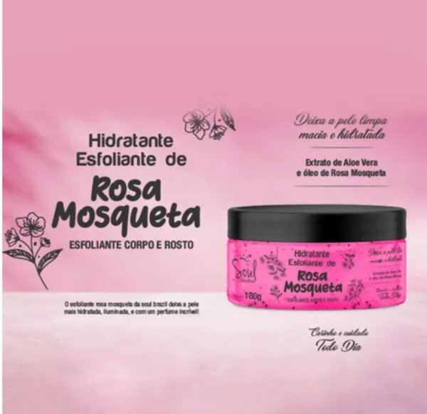 Producto - Exfoliante facial y corporal con rosa mosqueta Soul Cosmeticos