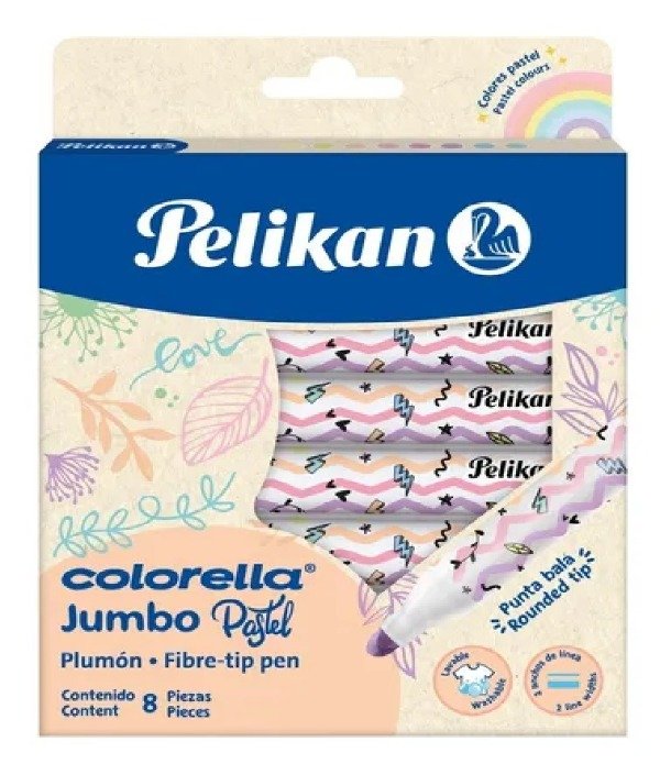 Producto - Marcadores Jumbo Pastel Colorella PELIKAN