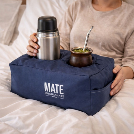 Producto - Almohadón Matero Impermeable Azul