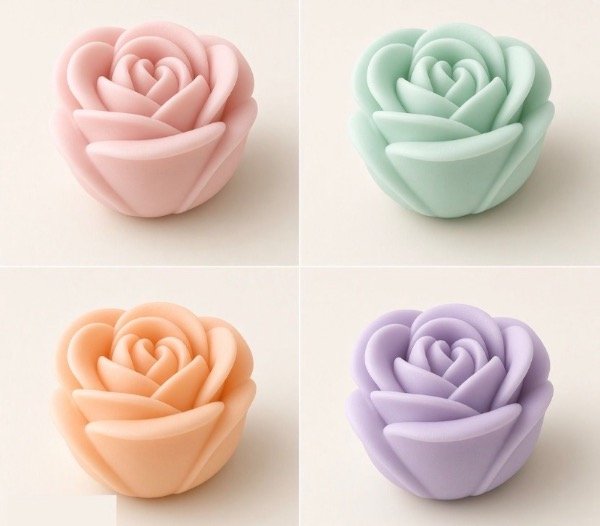 Producto - MOLDE SILICONA ROSA 3D - 1