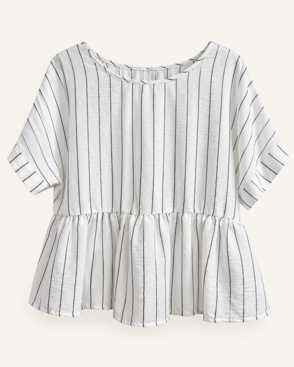 Producto - Blusa Rayada Abierta Atras - 5