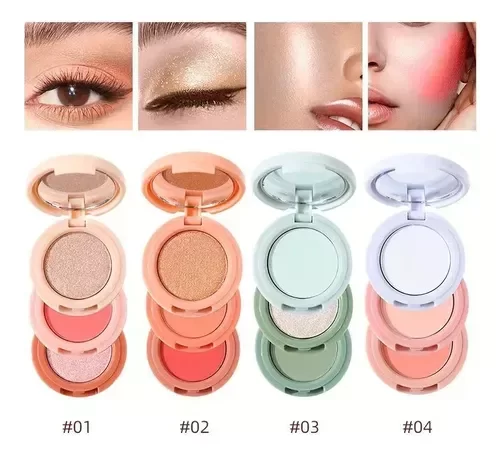 Producto - Trío De Blush O Rubor E Iluminador - Miss Lara