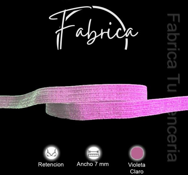 Producto - Retención Violeta Claro 7mm (por metro)