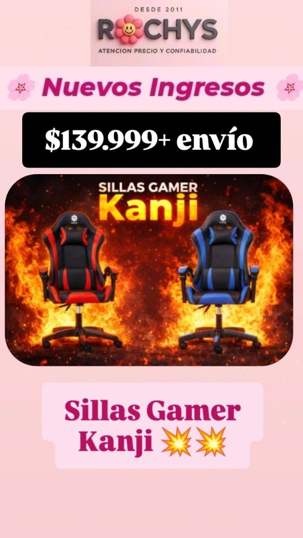 Producto - SILLA GAMER KANJI