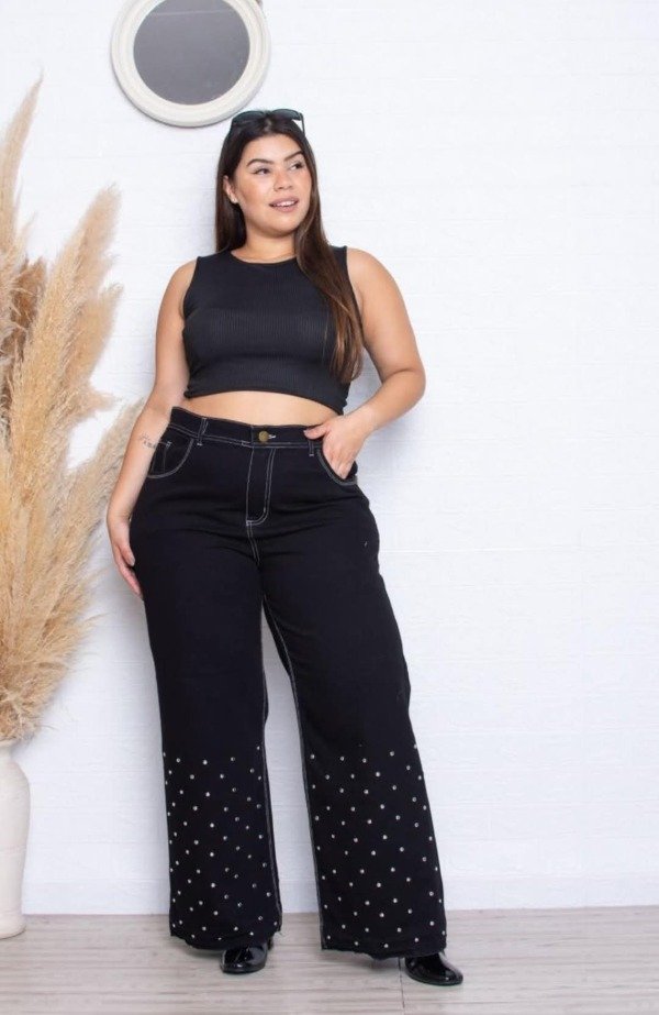 Producto - Jean Wideleg Tachas
