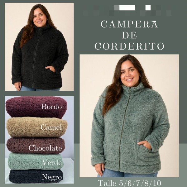 Producto - LINEA TALLES ESPECIALES Campera de corderito