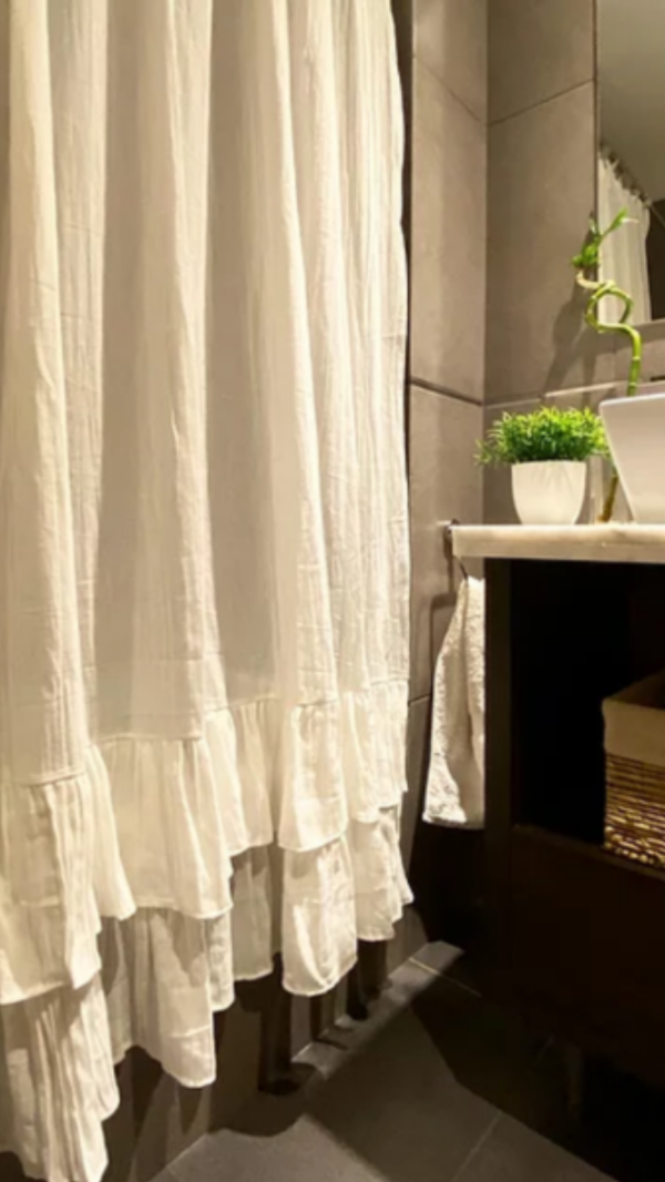 Producto - Cortina de baño de tela - Bali