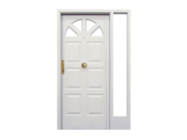 Producto - Portada de un lateral doble chapa inyectada medio sol blanca
