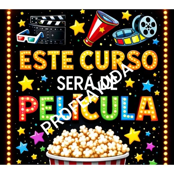 Producto - Cartel " Un curso de pelicula"