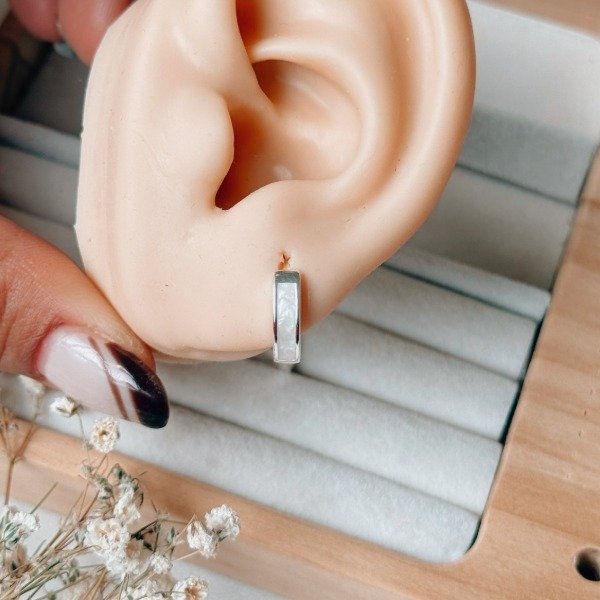 Producto - Aros Argolla Gise Plata 925 - 0