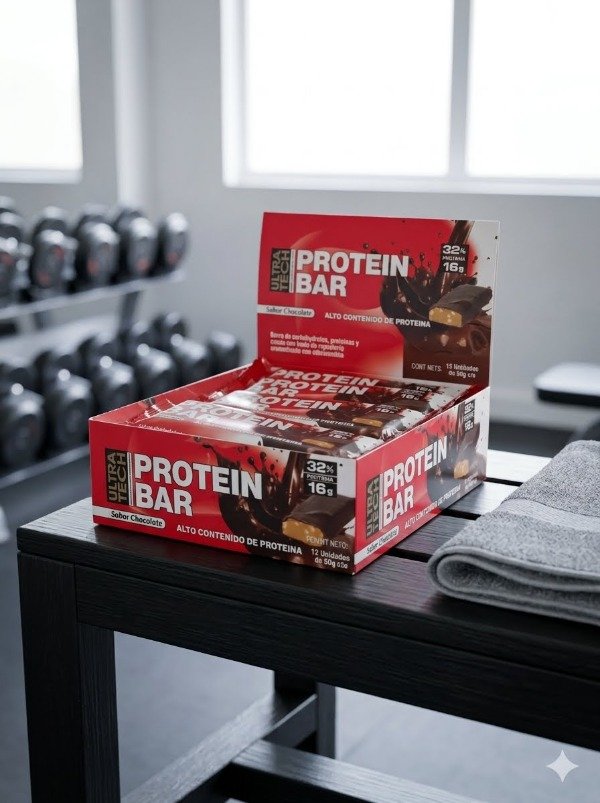Producto - Protein Bar Ultra Tech Proteína 16g Chocolate Con Crocante