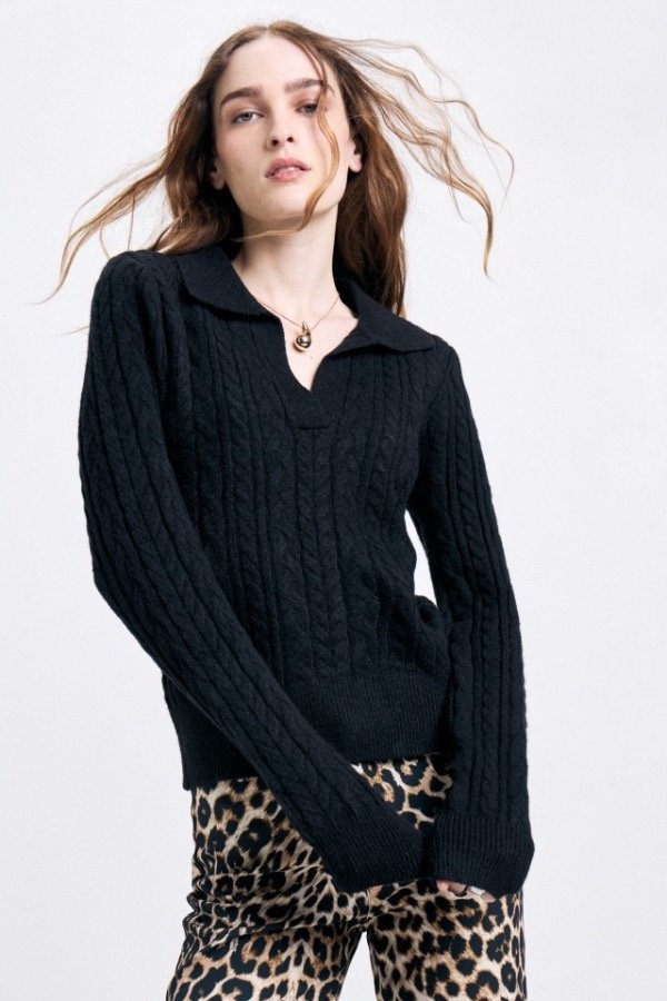 Producto - Sweater Noema Negro St Marie S, M y L - 0
