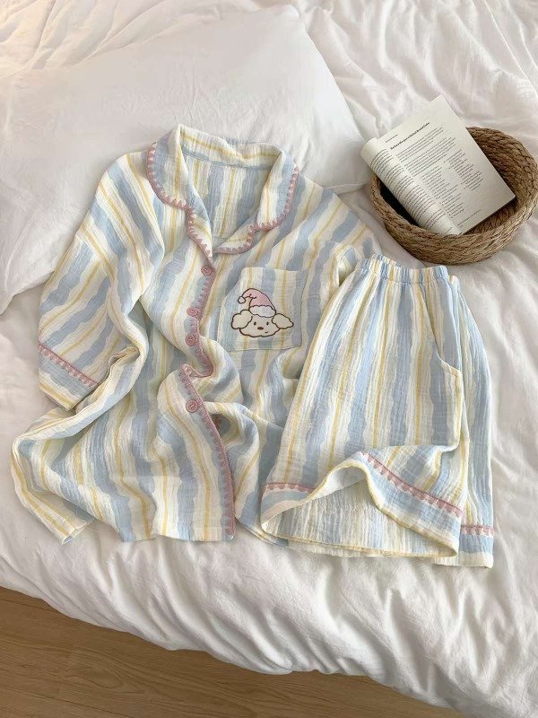 Producto - Pijama a rayas de 2 piezas - 1
