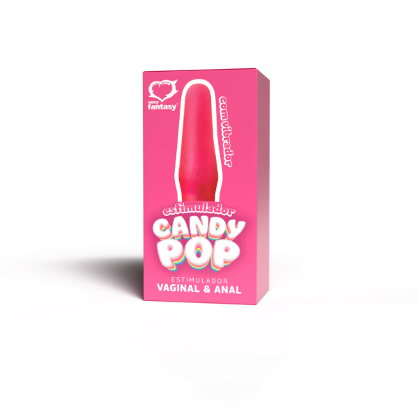 Producto - Estimulador Candy Pop con vibrador tipo bala - 12,5 x 3,3 cm - 2