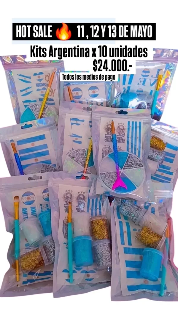 Producto - Kit ARGENTINA ESENCIALES CARNAVAL X 10