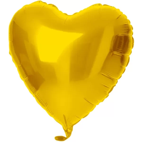 Producto - Globo corazon dorado