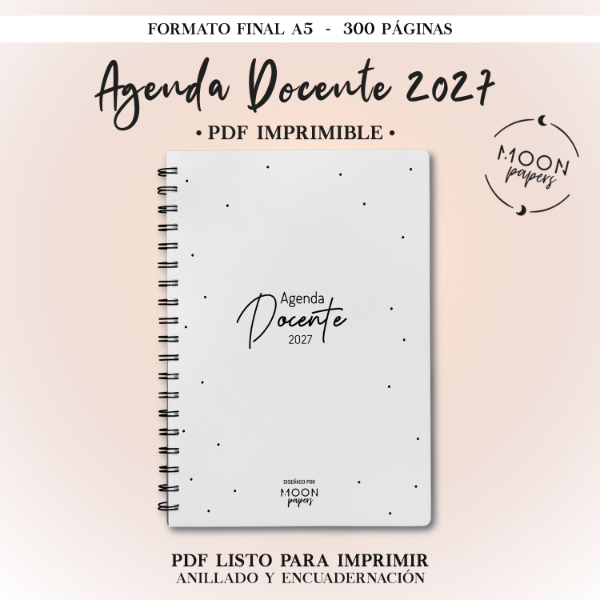 Producto - Agenda Docente 2027 - Lunares - 0