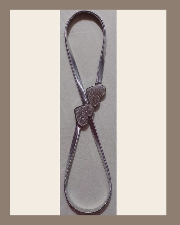 Producto - Cinto Metalico Plateado