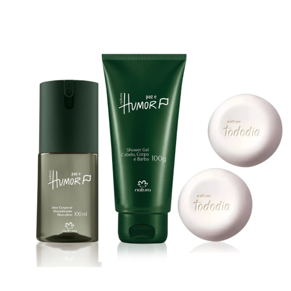 Producto - Combo Humor Paz Masculino (Spray + Shampoo + Jabones)