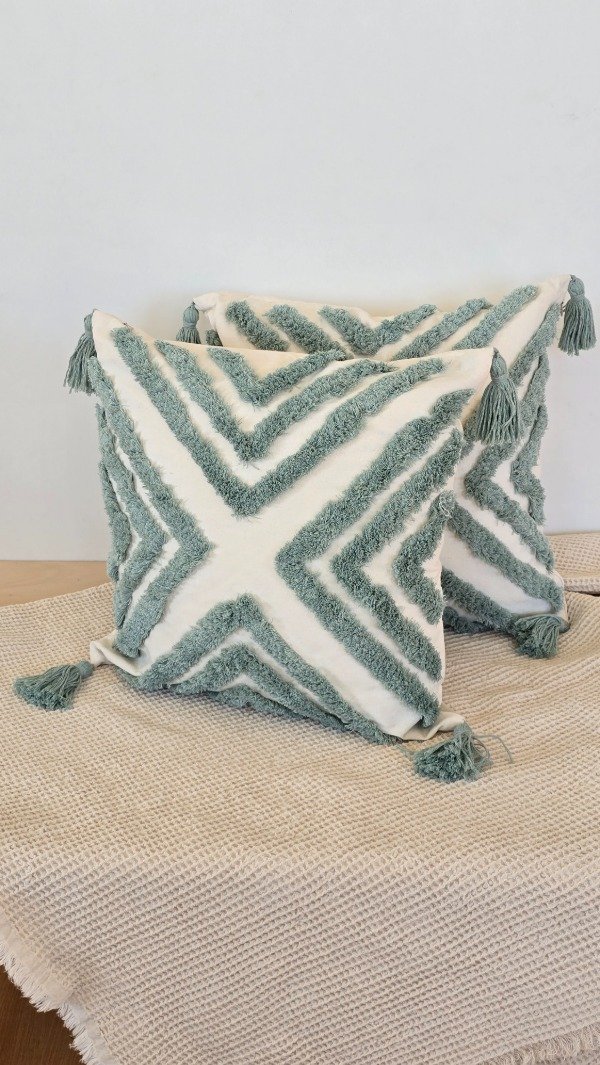 Producto - Almohadón boho aqua - 2