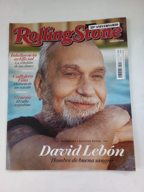 Producto - Rolling Stone #305 - David Lebón Génesis Callejero Fino - Agosto 2023