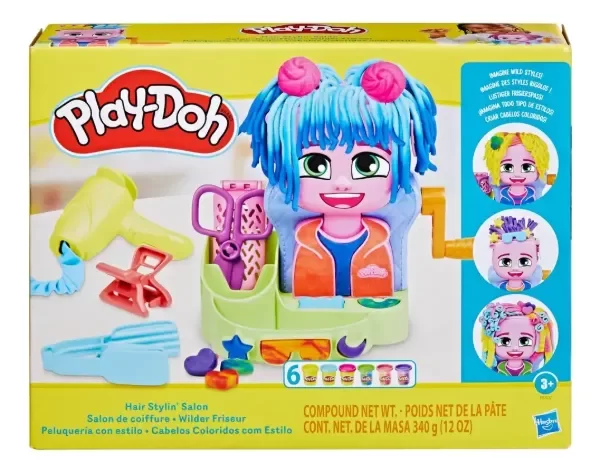 Producto - Play-doh Set Juego De Masas Salón De Peluquería 340 Gramos - 1